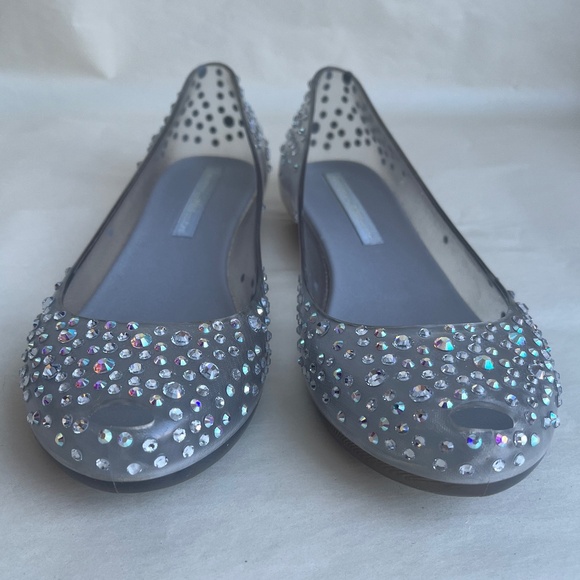 J. Maskrey Melissa Couture with Swarovski Crystals Night Sky Edition Flats Shoes - Picture 11 of 13